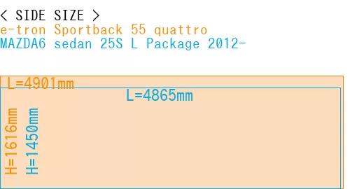 #e-tron Sportback 55 quattro + MAZDA6 sedan 25S 
L Package 2012-